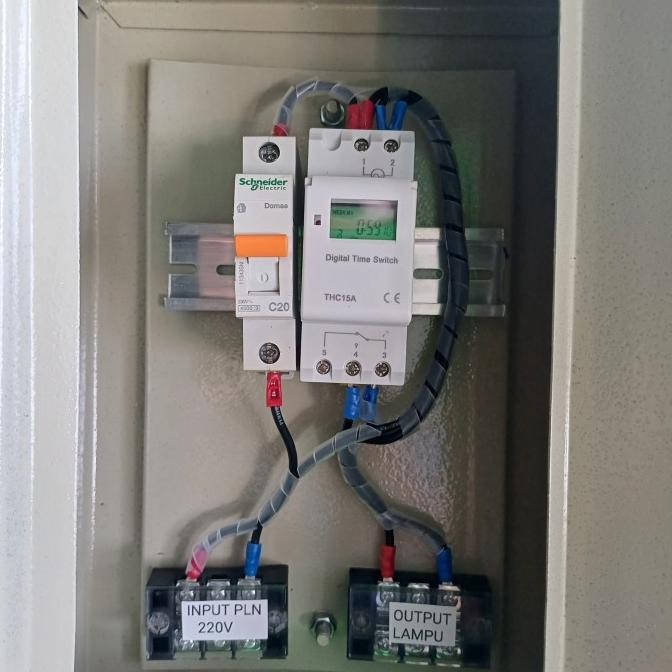 PANEL LAMPU OTOMATIS TIMER DIGITAL PANEL TIMER JADI 2807T