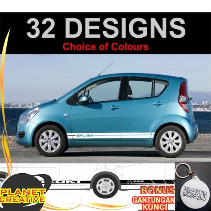 Promo sticker splash stiker splash cutting sticker mobil suzuki