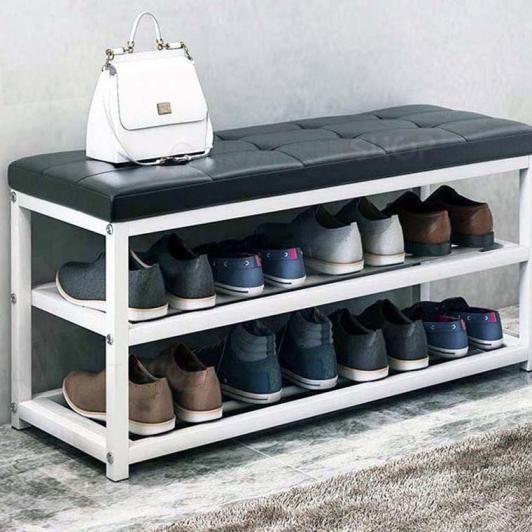 Rak Sepatu Susun Besi Bench Tempat Duduk Berkualitas