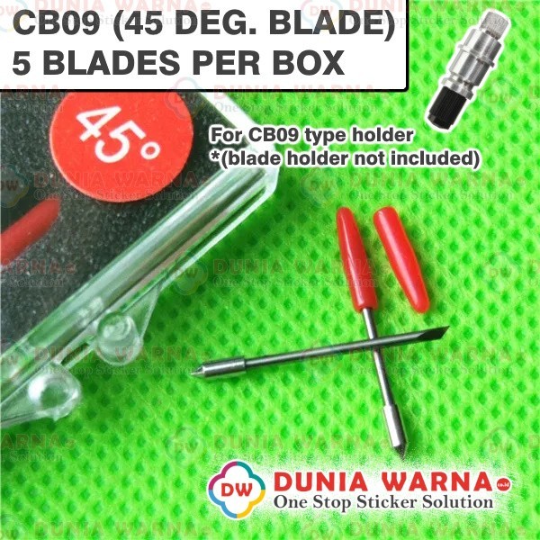 

Terlaris [5PCS] Mata Pisau 45 D Cutting Plotter GRAPHTEC CE6000 CB09 Carbide SALE