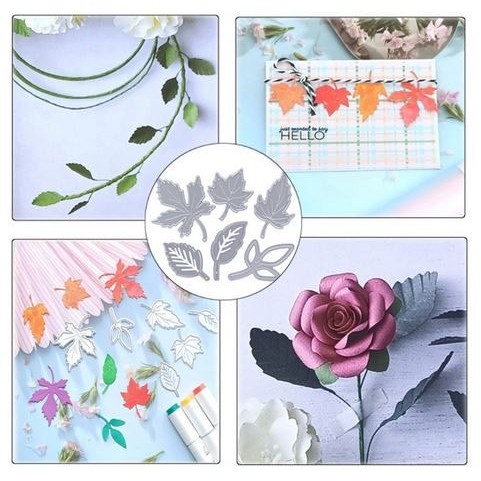 

Terlaris Cutting Dies - Leaves Shape #04 (6pcs) SALE