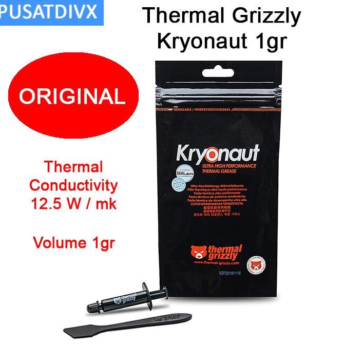 Thermal Grizzly Kryonaut Thermal Paste 1Gr Pasta Grease