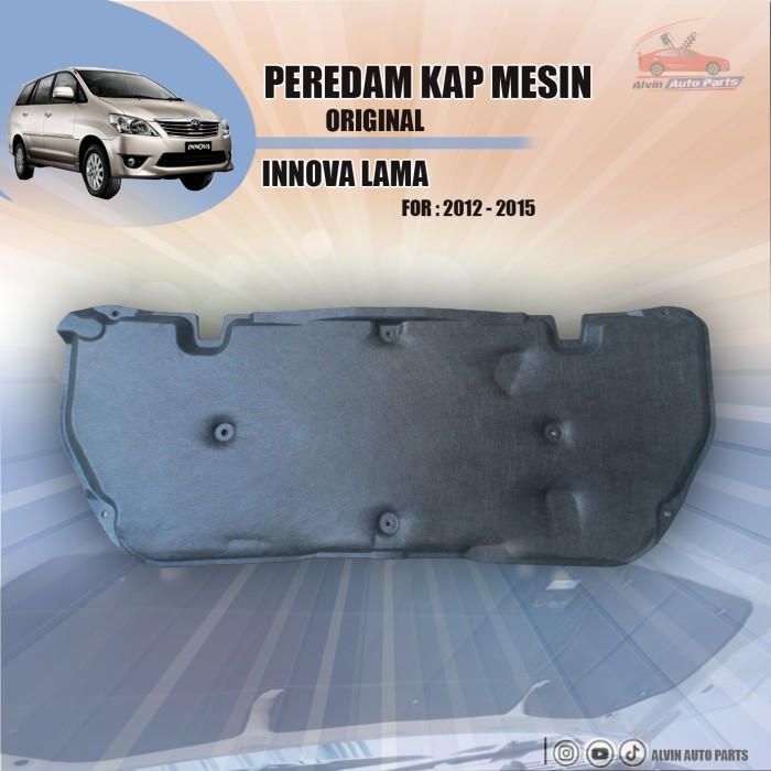 PEREDAM KAP MESIN INNOVA 2012 - 2015 ORIGINAL