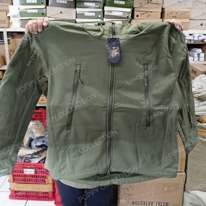 JAKET TAD ESDY TACTICAL ARMY IMPORT -HIJAU