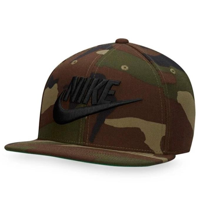 TOPI SNAPBACK Nike Dri-FIT Pro Futura Hat Camo Cap DC3972-222 Topi Original 100%