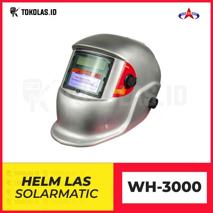Auto Darkening Solarmatic Welding Helmet WH - 3000