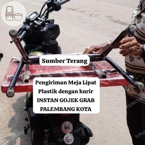 Meja Lipat Merah Meja Sembahyang Meja Lipat Plastik Meja Makan Plastik Bungakoto48