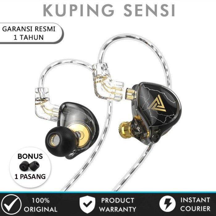 Qkz X Hbb Titanium-Coated Diaphragm Driver Hifi In Ear Earphone