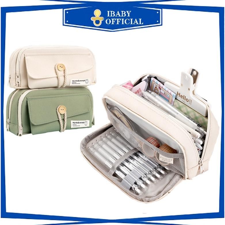 

ORIGINAL Pencil Cases Large Capacity Pencil Bag Pouch Holder Box for Girls Office Student Stationery Organizer School Supplies fh-46