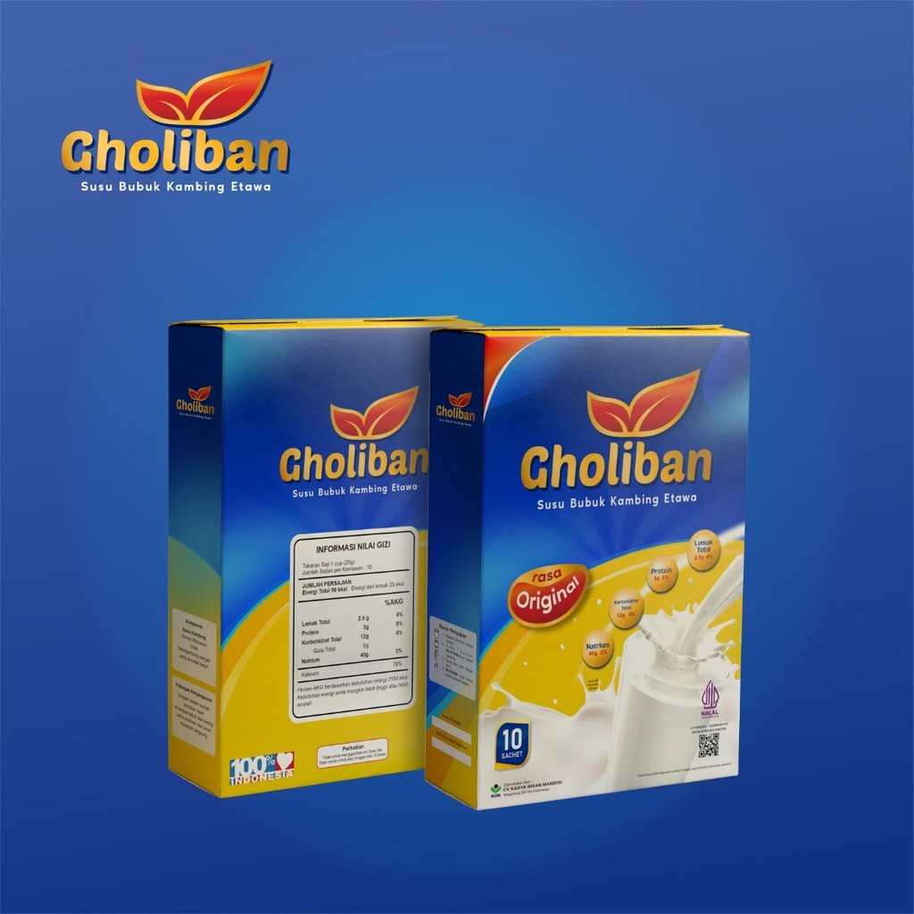 

Susu Kambing Etawa GHOLIBAN 200gr