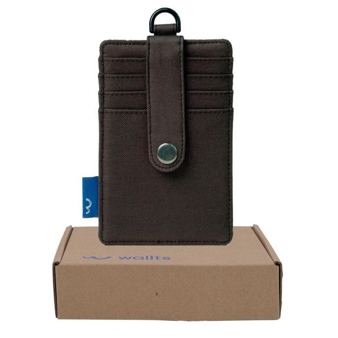 

Wallts Exon Brown Gantungan ID Card Kantor Kasual Anti Air Pria Wanita