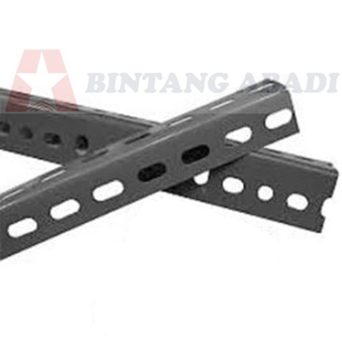 Union Besi Siku Lubang 4 X 4 Cm Panjang 150 Cm Sa 80 (Rak Siku Bolong) Hemat