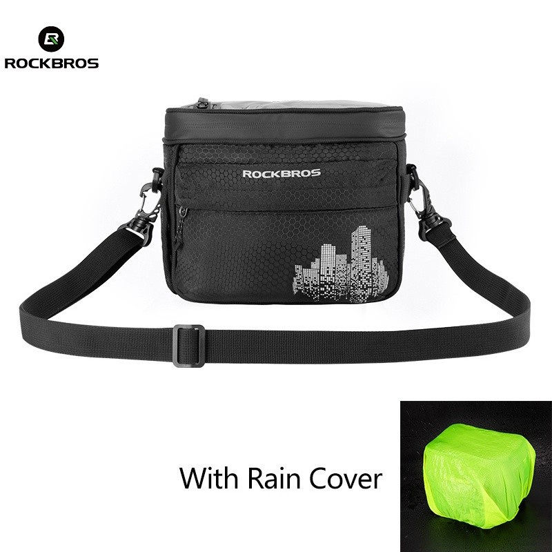 Rockbros Tas Bersepeda Bingkai Stang Keranjang Pendingin Luar Ruangan Paket Berkemah Mendaki Gunung 