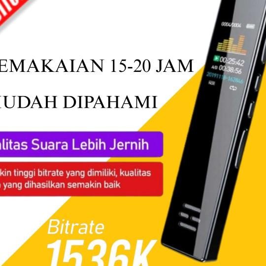 Voice Recorder Mrobo 16Gb Alat Perekam Suara Rekorder