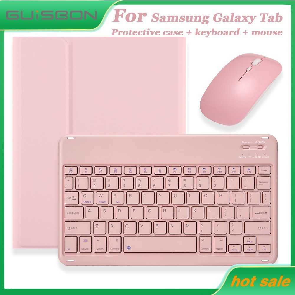 Casing Keyboard Bluetooth untuk Samsung Galaxy Tab A8 S6lite SM-P610 SM-P61510.4 ''S7 11" SM-T870 SM