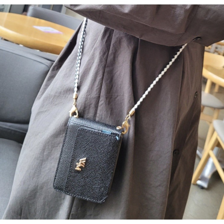 Samsung Galaxy Z Flip 3 Kulit Sapi Kantong Kartu Tangan Pergelangan Tangan Tali Panjang Pendek Casin