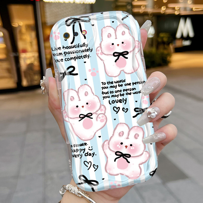 Casing Hp Untuk Realme C2 Realme C2s OPPO A1K Case HP casing lunak ponsel boneka beruang kecil Softc