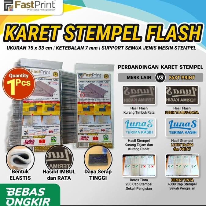 

Sale Karet Spon/Busa Stempel Flash Warna