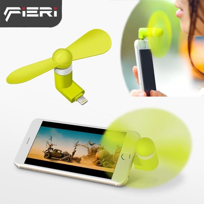 Fieri Kipas Angin Kecil Mini HP Portable Small Fan Android iPhone