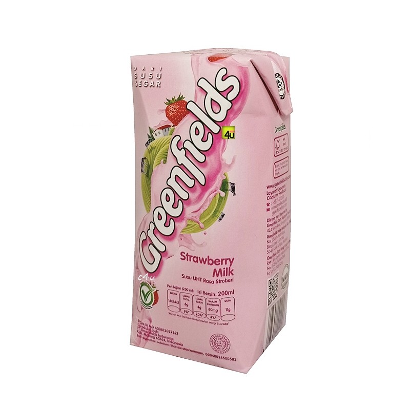 

GREENFIELDS STRAWBERRY MILK 200 ML - 042045