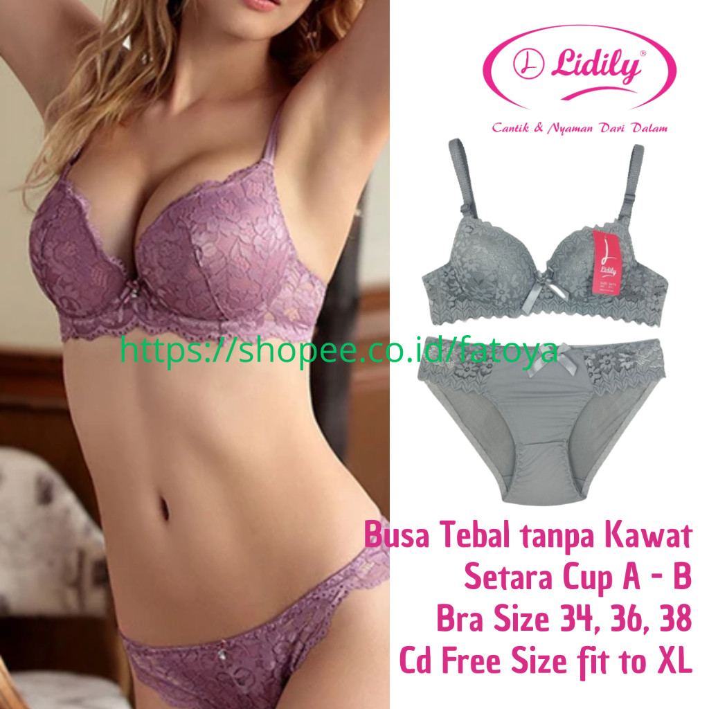 Set Bra Dan Cd Liner Panty Busa Kutanh Tanpa Kawat Kutang Celanadalam Cewek 10.10 Lingerie Bh Cawet 