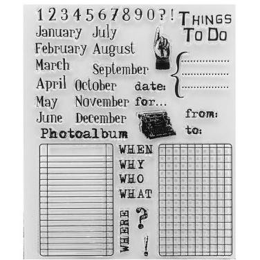 

Sale Clear Stamp (Stempel Transparan/Bening) - Planning Schedule