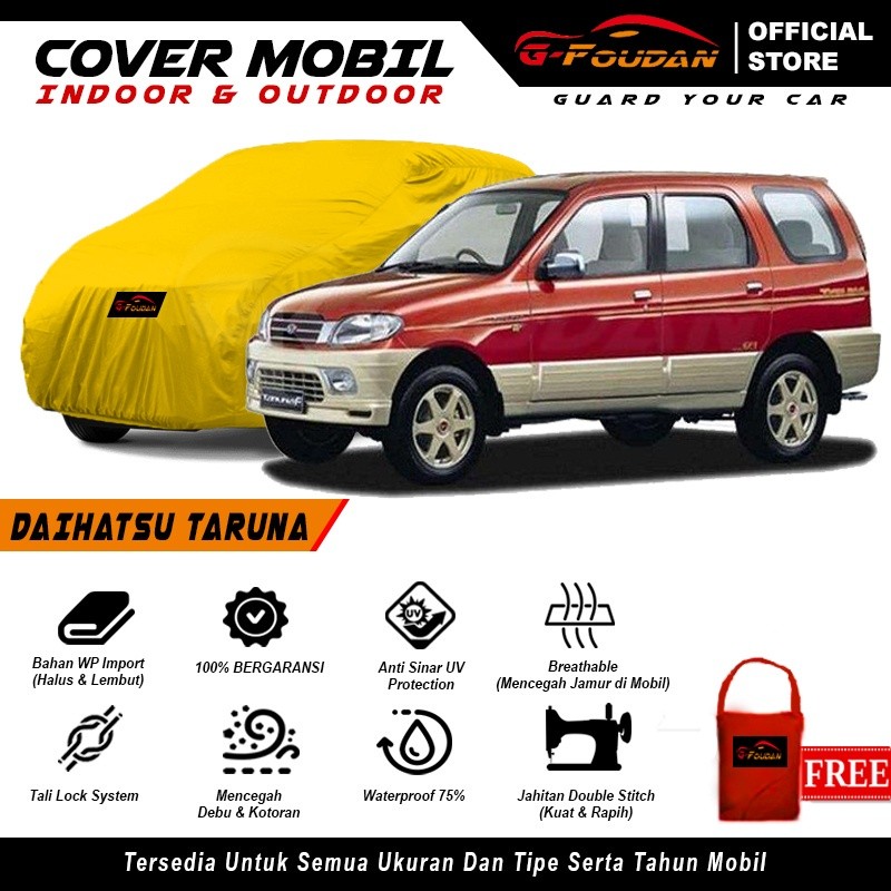 Body Cover Mobil Daihatsu Taruna / Sarung Mobil Taruna FGX CX CSX OXXY CL FL FX / Selimut Daihatsu T