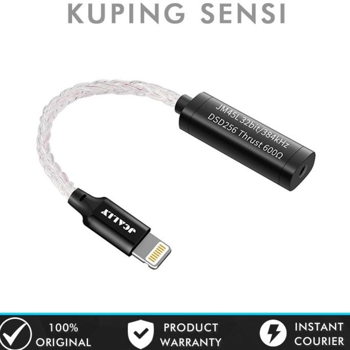 readyyy... jcally jm45l lightning to 3,5mm hires lossless dac es9318 32bit/384khz