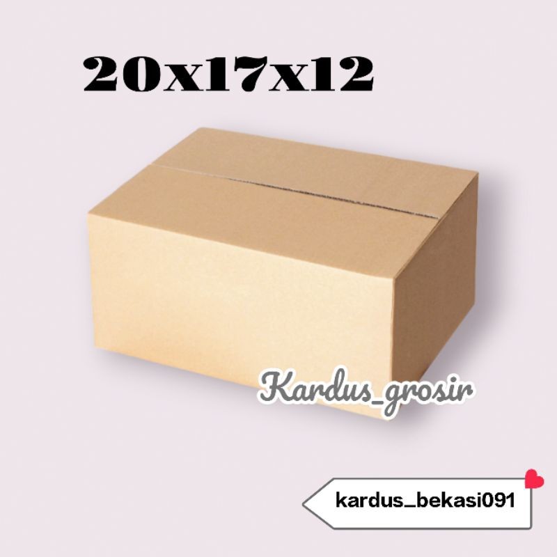 

kardus box packing 20x17x12