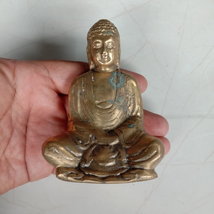 Sani - Patung Budha Kuningan Antik