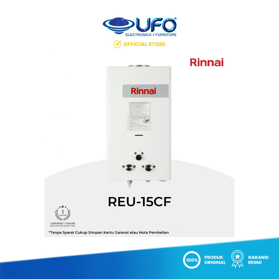 Water Heater Rinnai REU-15CF || REU 15CF || REU15CF WATER HEATER GAS GARANSI RESMI RINNAI