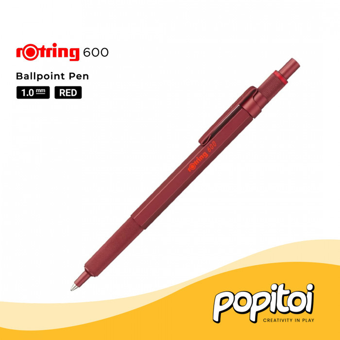 

ROtring 600 Series Ballpoint Pen 1.0 mm Pulpen Metal