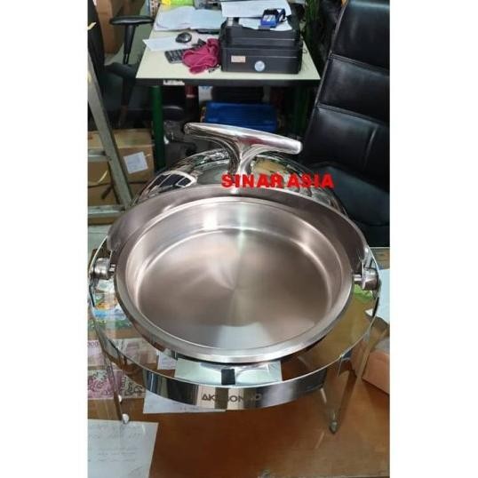 Pemanas Makanan 6Lt Prasmanan Hotel Catering Bulat Akebonno Dt-721