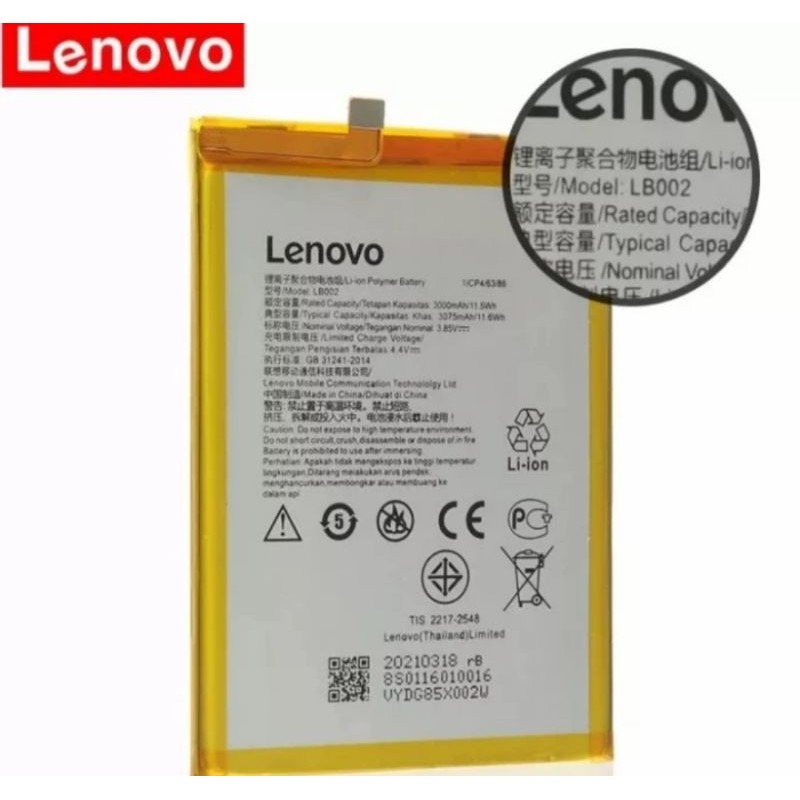 ORIGINAL NEW BATRE HANDPHONE LENOVO S5 / K520 MODEL LB002