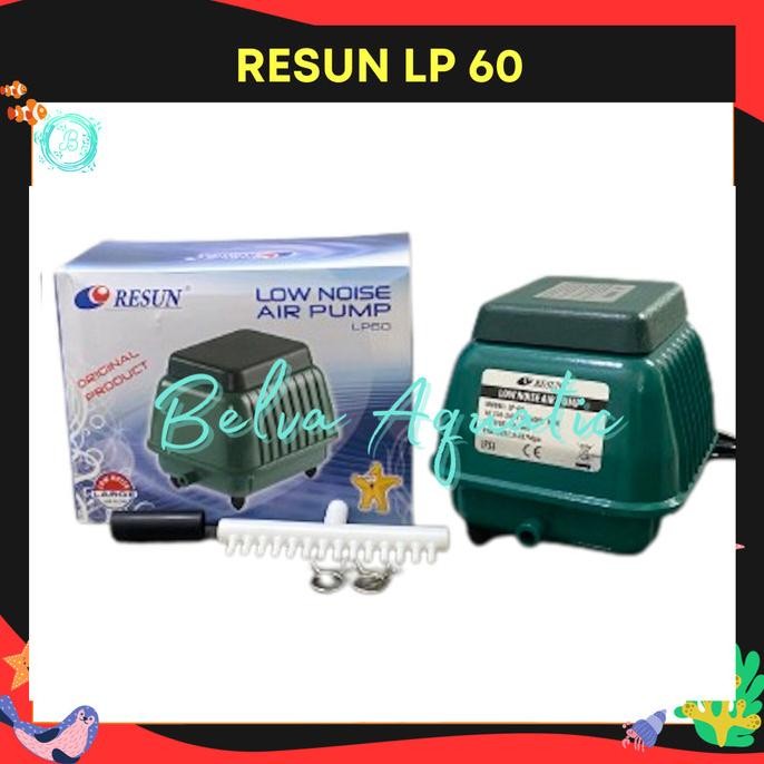 Resun LP-60 Pompa Udara Pompa Kolam Ikan Pompa Aquarium Air Pump Resun