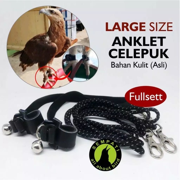 HOT SALE ANKLET CELEPUK SIZE LARGE ANGKLET CELEPUK TALI BURUNG HANTU ELANG BIDO