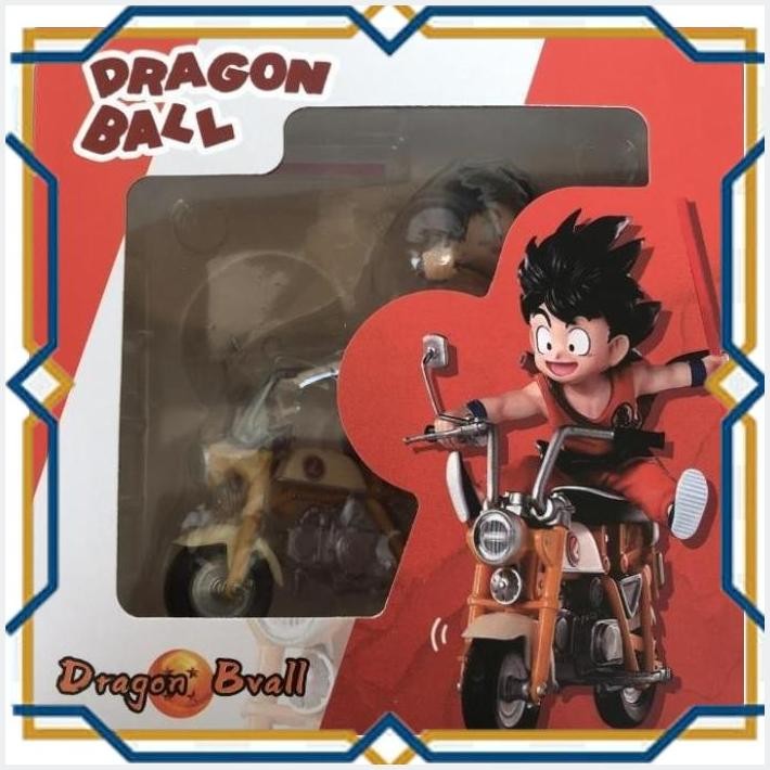 [NOG] PVC ACTION FIGURE DRAGONBALL SON GOKU MASTER ROSHI BIKE VER - GOKU