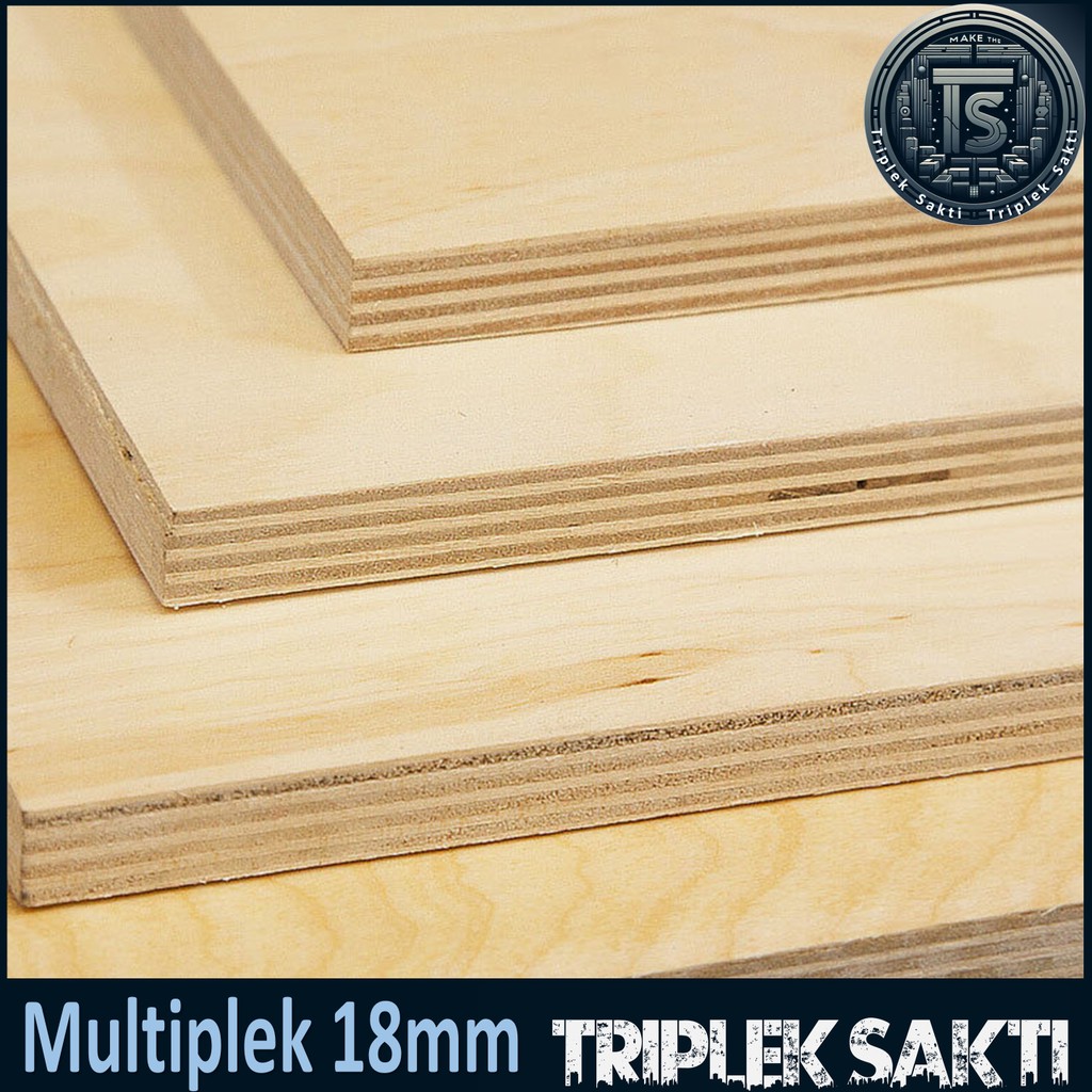 Triplek 18mm 10x240 cm | ISI 2 LEMBAR | Multiplek 18 mm 10 x 240 cm