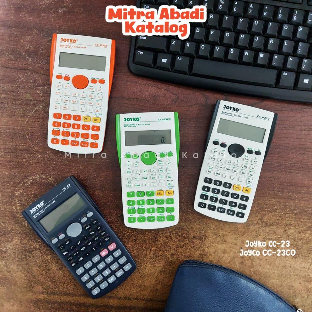 

Be09 KALKULATOR SCIENTIFIC JOYKO CC23, CC23CO, CC25, CC25CO, VIS 1 KC06 / CALCULATOR ILMIAH ESTETIK KALKULATOR SCIENTIFIC JOYKO PASTEL LUCU TERMURAH KALKULATOR SCIENTIFIC MURAH / MITRA ABADI KATALOG JOGJA Hemat