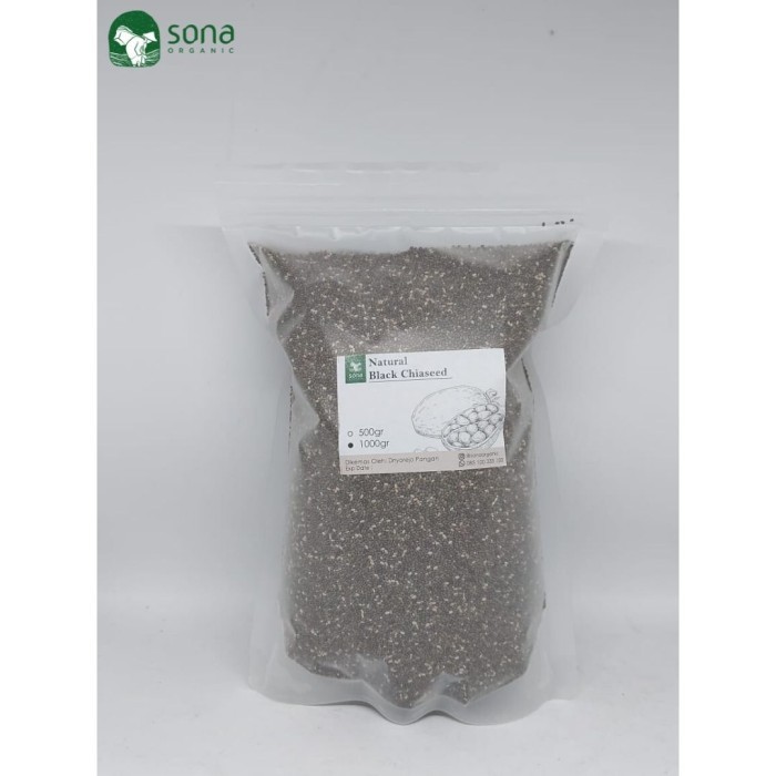 

Terlaris Natural Black Chiaseed 1000gr - 1kg SALE