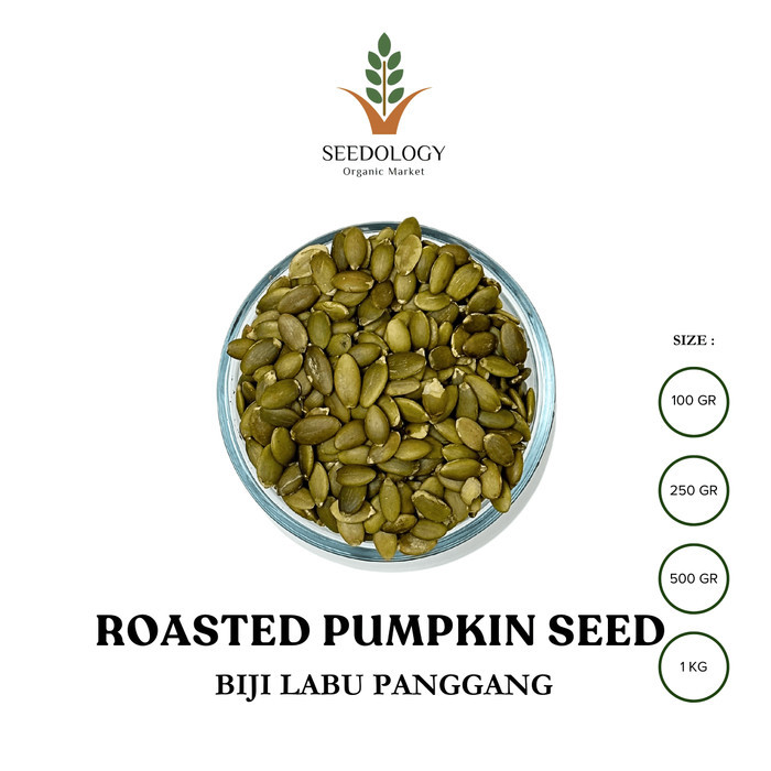 

Terlaris Roasted Pumpkin Seed 500gr - Biji Labu Panggang / Pepita SALE