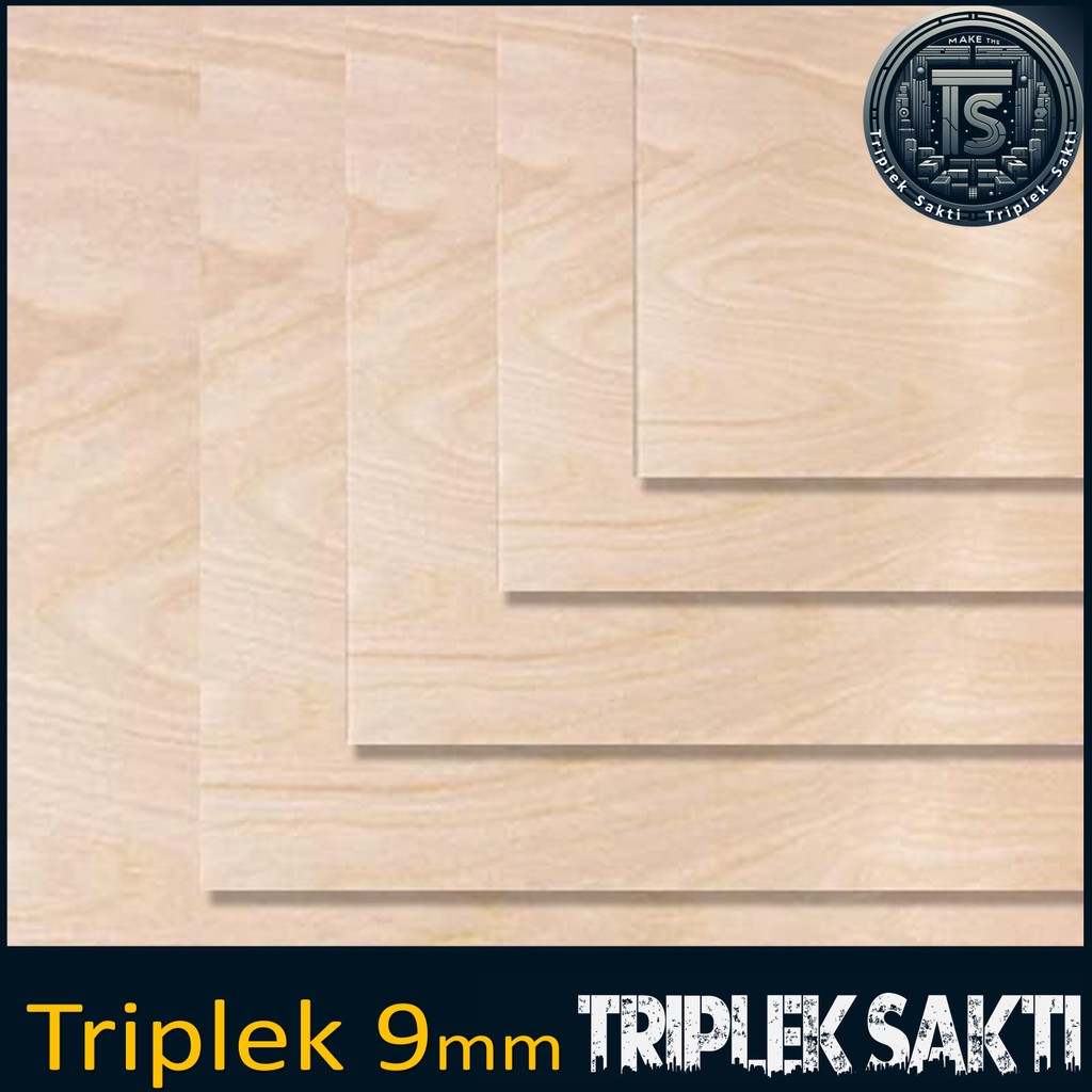 Triplek 9mm 20x240 cm | ISI 2 LEMBAR | Multiplek 9 mm 20 x 240 cm