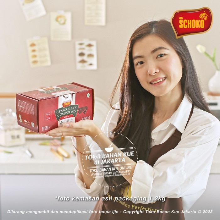 

Schoko Stick 1,2Kg Dark Chocolate Compound Cokelat Baking Coklat Stik