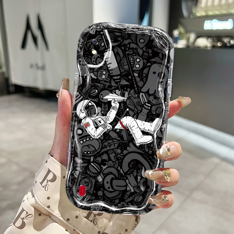 Casing Hp Untuk Samsung Galaxy A10 A11 M33 Case Casing Softcase pelindung silikon Astronot  pola HP 