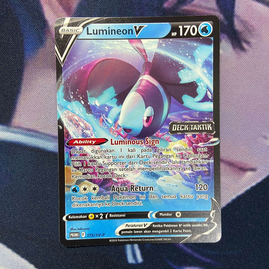 pokemon (ID) lumineon v deck taktik - PROMO 175/SV-P - NO FOIL