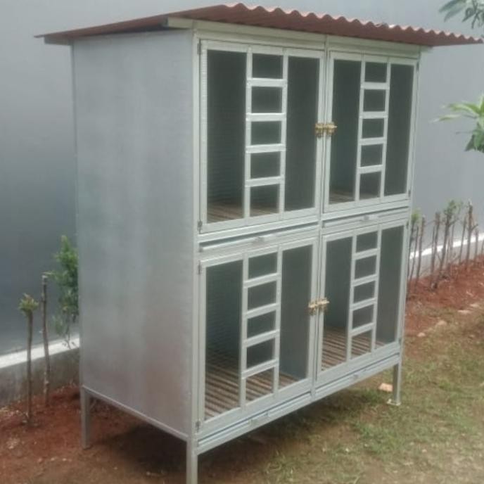 Kandang Ayam Bangkok / Hias / Serama 4 Ruang [ Po ]