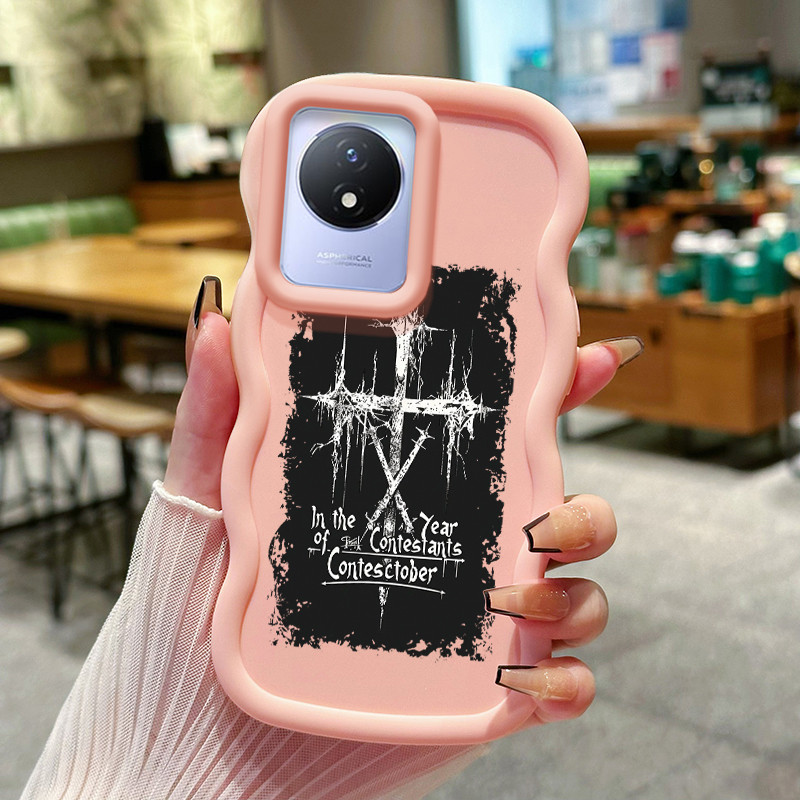 Casing Hp Untuk VIVO Y02 Y02A Y02T Y11 2023 Y22 Y22s Y35 4G Case Casing pelindung ponsel cross Softc