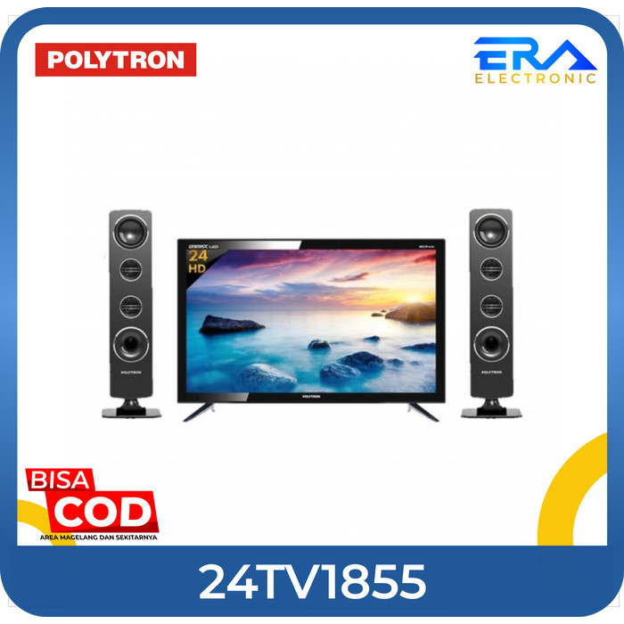 Toko Bakia -- LED TV Digital POLYTRON 24inch 24TV1855 USB MOVIE HD HDMI