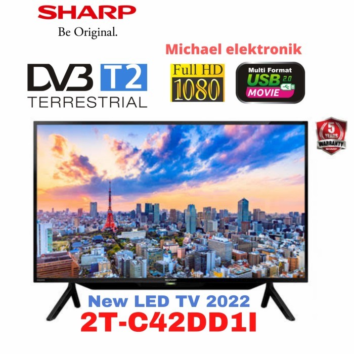 Toko Bakia -- SHARP LED TV DIGITAL 42INCH 2T-C42DD1I