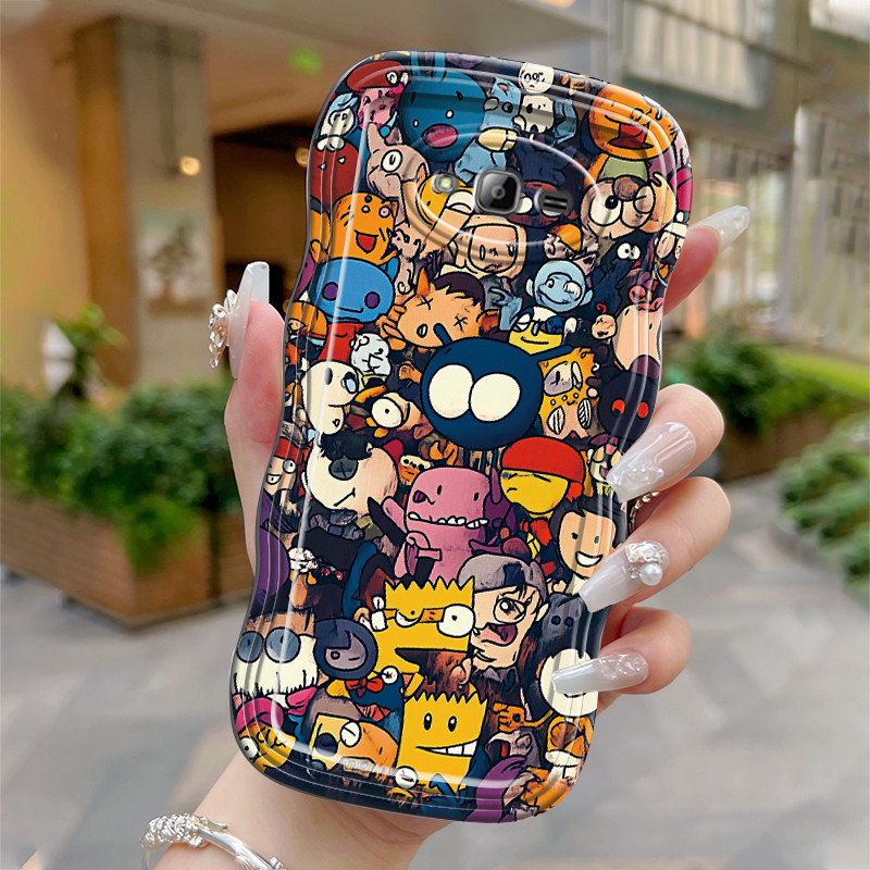 Casing Hp Untuk Samsung Galaxy J3 2016 Case Casing HP pola kartun karakter Kasing Softcase Silikon K